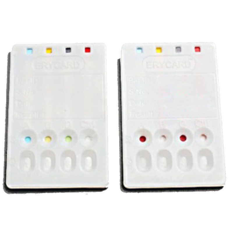 ABO/Rh  Blood Typing Card